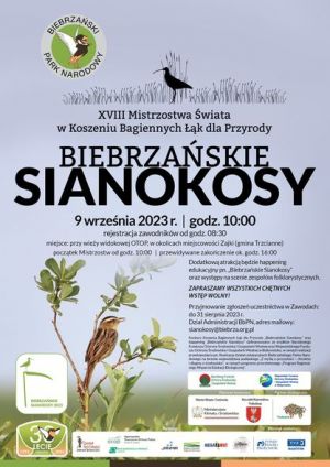 Plakat promujący Biebrzańskie Sianokosy