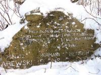 Białaszewo (cmentarz) - kamienny nagrobek 3 niemieckich...